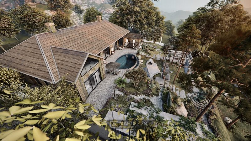 99+ mẫu biệt thự nhà vườn 1 tầng đẹp, hiện đại nhất hiện nay