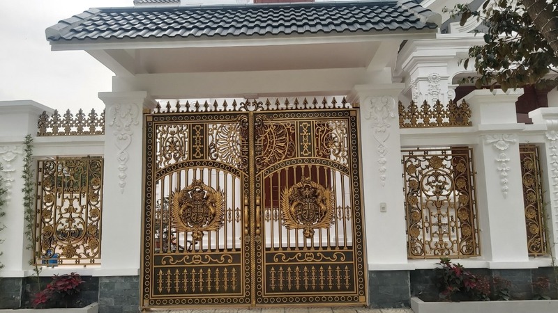 thiết kế cổng nhà đẹp